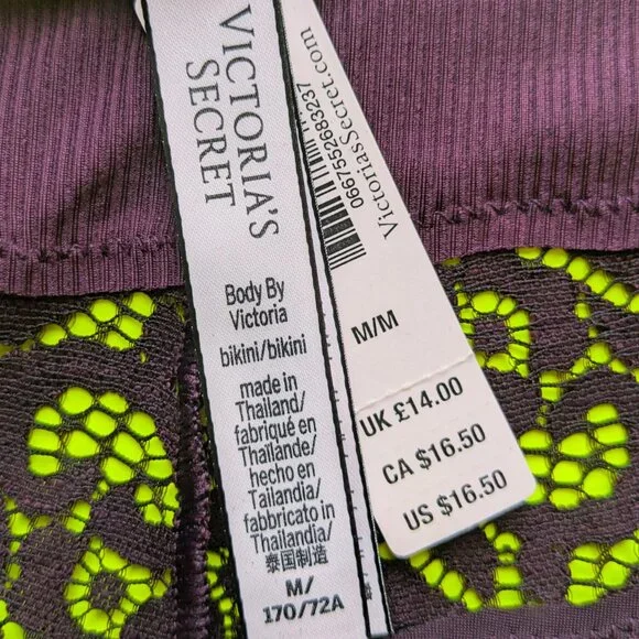 Victoria's Secret VS Body by Victoria Luxe Bikini M Panty Bundle - Lot of 3